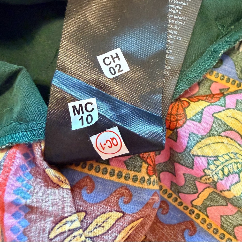 Vero Moda Tropical pineaple print cotton Summer Shorts size L, colorful, NWOT - Picture 14 of 14